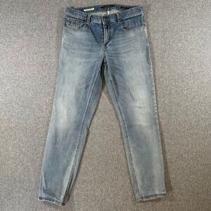 Alberto Slipe Regular Slim Fit Jeans Mens 33x36 Blue Vintage Handcrafted Denim